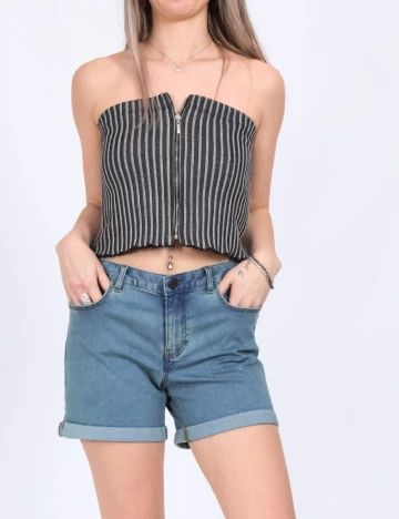Pantaloni scurti Noisy May, albastru Albastru