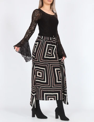 Fusta Vero Moda, negru Negru