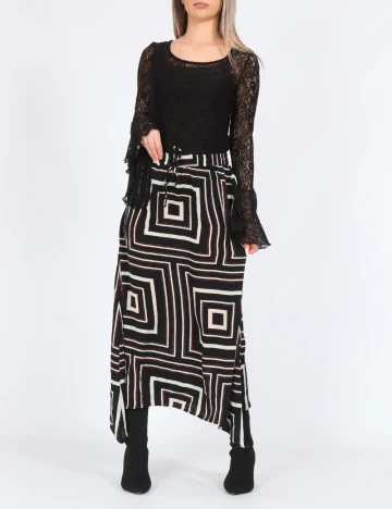 Fusta Vero Moda, negru Negru