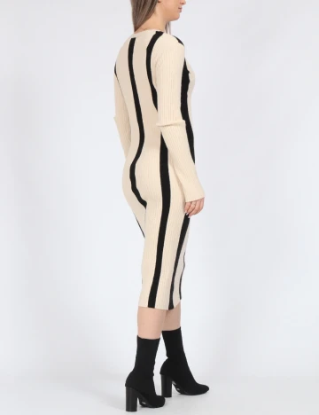 Rochie medie Vero Moda, crem