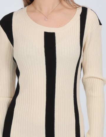 Rochie medie Vero Moda, crem