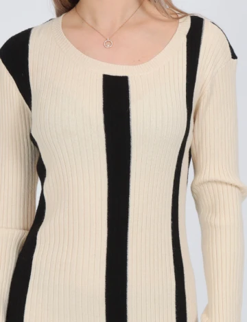 Rochie medie Vero Moda, crem