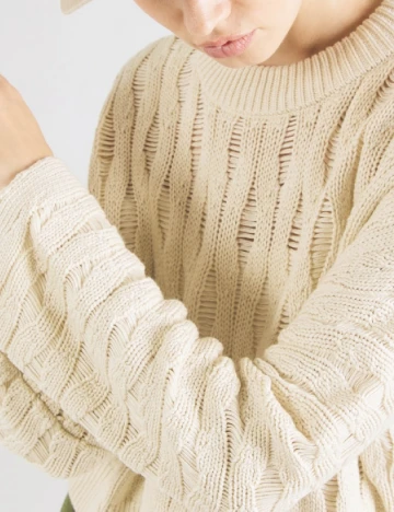 Pulover Vero Moda, crem