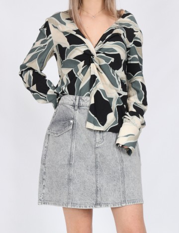Fusta Vero Moda, gri