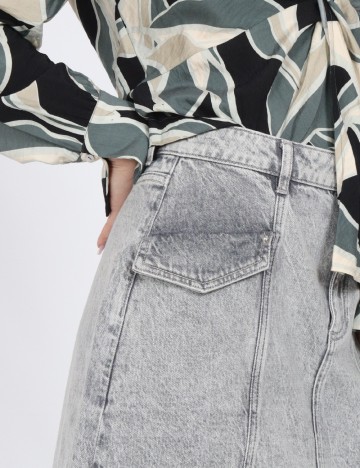 Fusta Vero Moda, gri