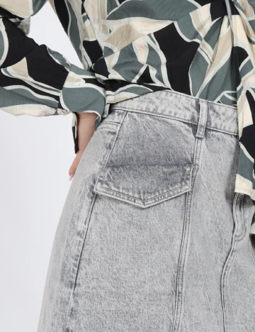 Fusta Vero Moda, gri