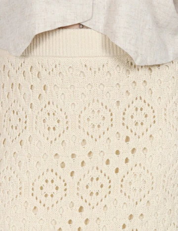 Fusta Vero Moda, crem