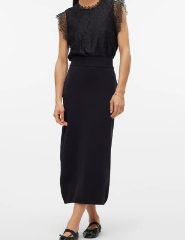 
						Fusta Vero Moda, negru