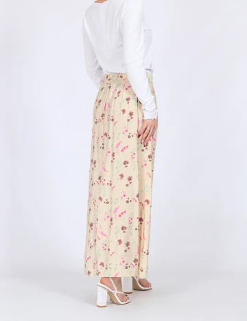 Fusta Vero Moda, crem