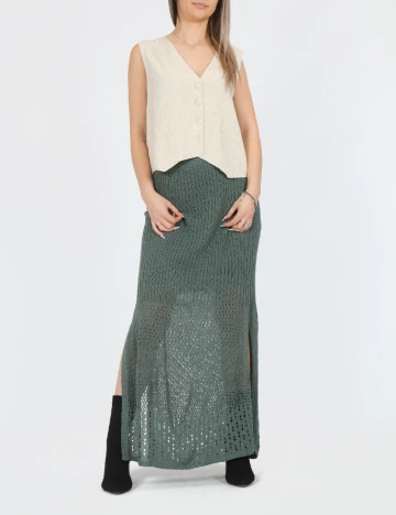Fusta Vero Moda, verde