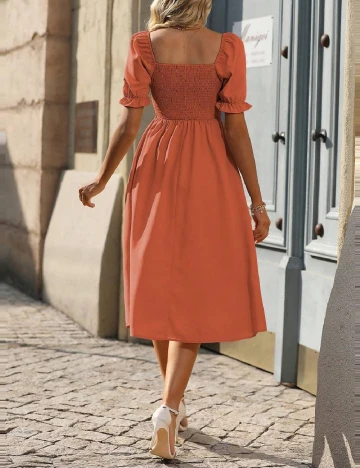 Rochie medie SHEIN, portocaliu