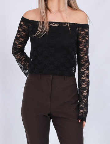 Pantaloni Vero Moda, maro inchis