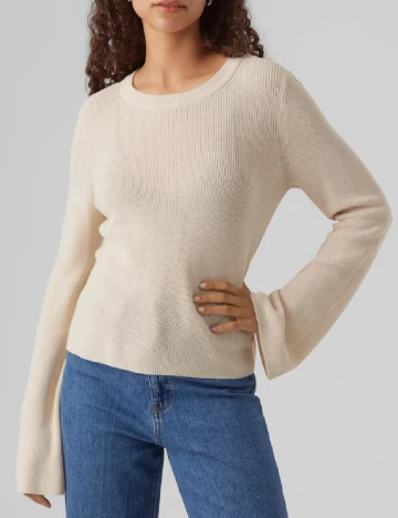 Bluza Vero Moda, crem