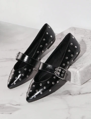 Balerini SHEIN, negru Negru