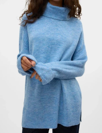Pulover Oversize Vero Moda, albastru