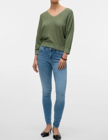 
						Blugi Vero Moda, albastru
