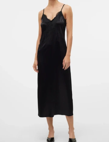 Rochie medie Vero Moda, negru