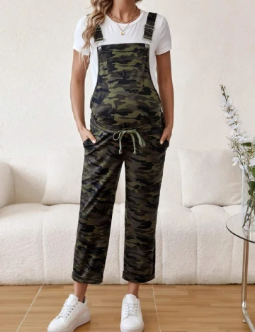 Salopeta SHEIN Maternity, army
