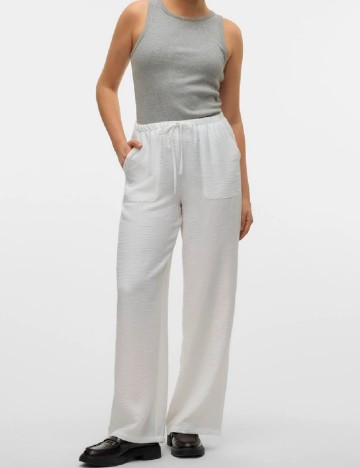 
						Pantaloni Vero Moda, alb