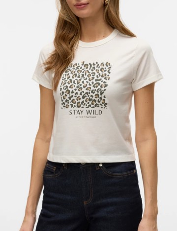 
						Tricou Vero Moda, alb