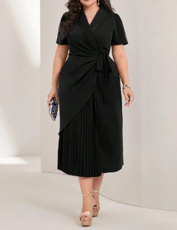 Rochie medie SHEIN CURVE, negru