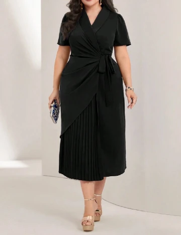 Rochie medie SHEIN CURVE, negru