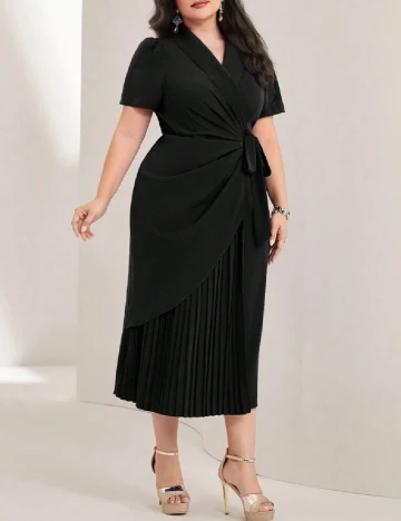 Rochie medie SHEIN CURVE, negru