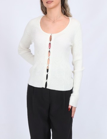 Bluza Vero Moda, ecru
