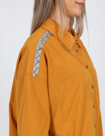 Camasa Oversize Vero Moda, mustar