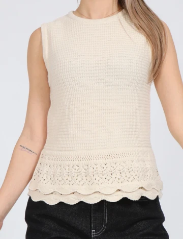 Bluza Vero Moda, crem