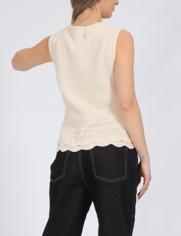 Bluza Vero Moda, crem