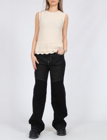 Bluza Vero Moda, crem