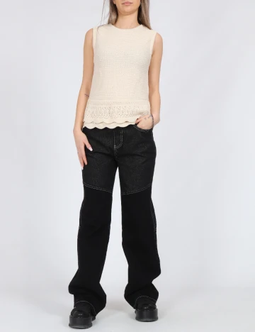 Bluza Vero Moda, crem