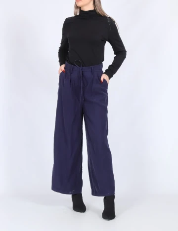 Pantaloni Vero Moda, bleumarin