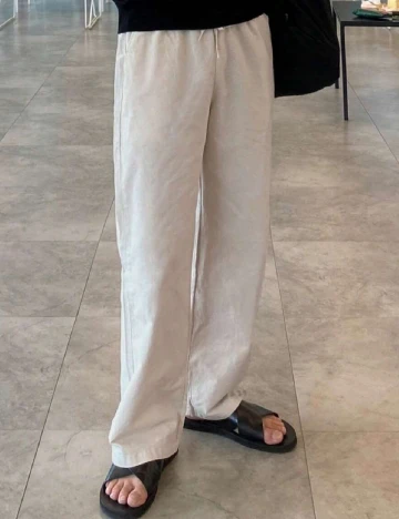 Pantaloni Dazy, bej