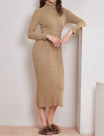 Rochie medie SHEIN, maro