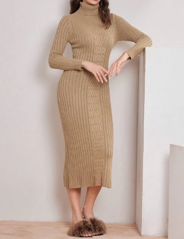 Rochie medie SHEIN, maro