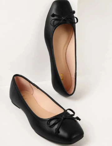 Balerini SHEIN, negru Negru
