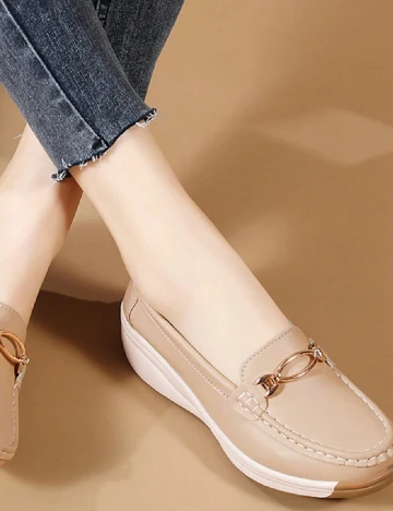 Mocasini SHEIN, maro Maro