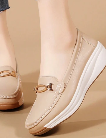 Mocasini SHEIN, maro Maro