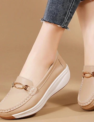 Mocasini SHEIN, maro Maro