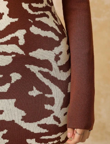 Rochie lunga SHEIN, maro