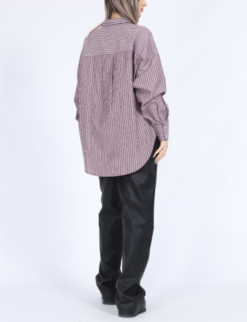 Camasa Oversize Vero Moda, pruna