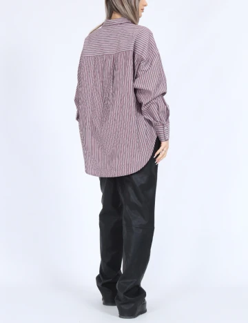 Camasa Oversize Vero Moda, pruna
