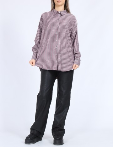 Camasa Oversize Vero Moda, pruna
