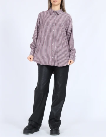 Camasa Oversize Vero Moda, pruna