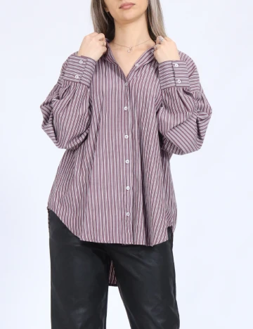 Camasa Oversize Vero Moda, pruna