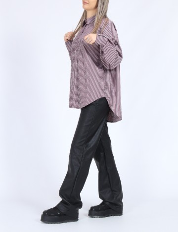 Camasa Oversize Vero Moda, pruna