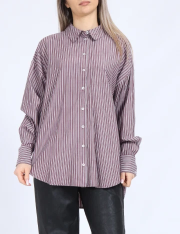 Camasa Oversize Vero Moda, pruna