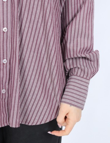 Camasa Oversize Vero Moda, pruna